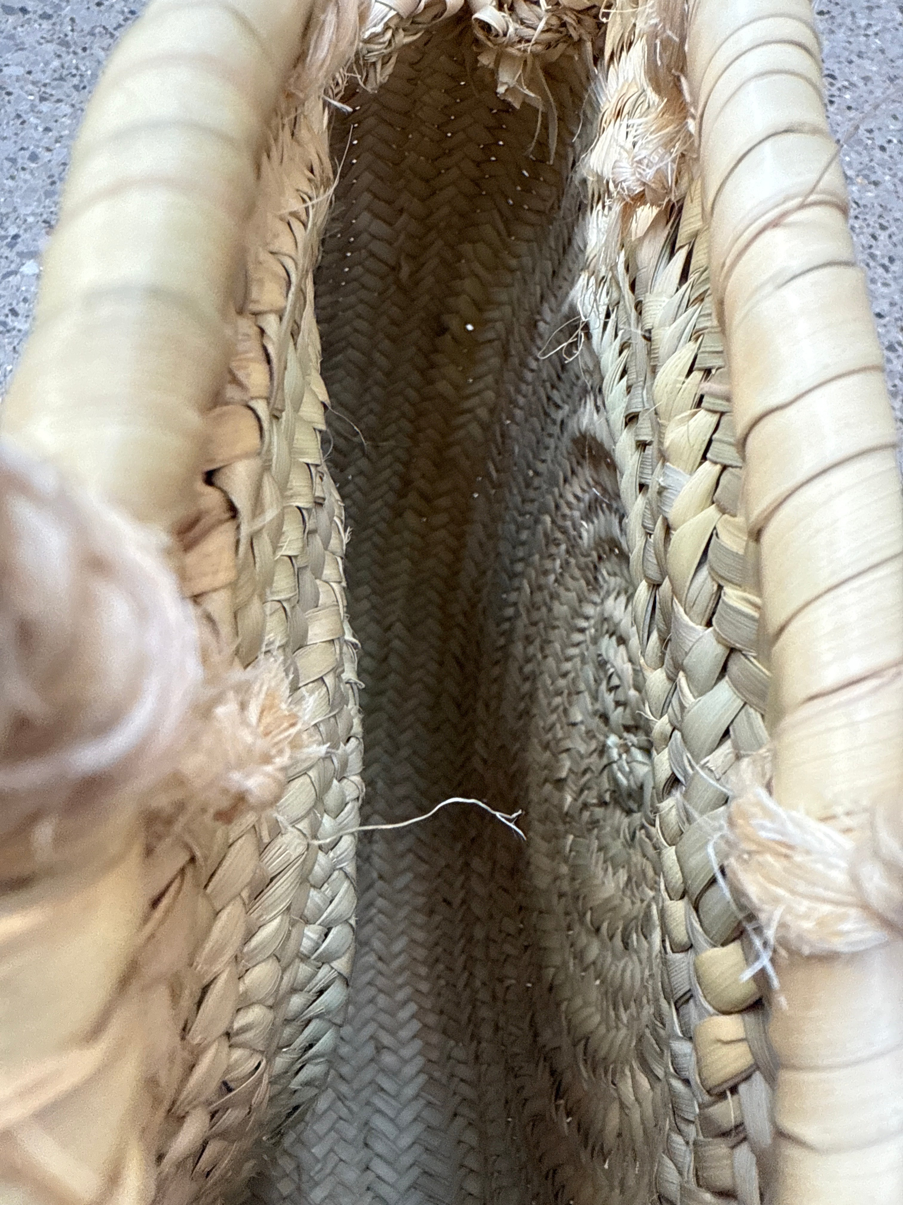 Roundy Palm Leaf Basket – Handwoven in Morocco (3 Sizes)