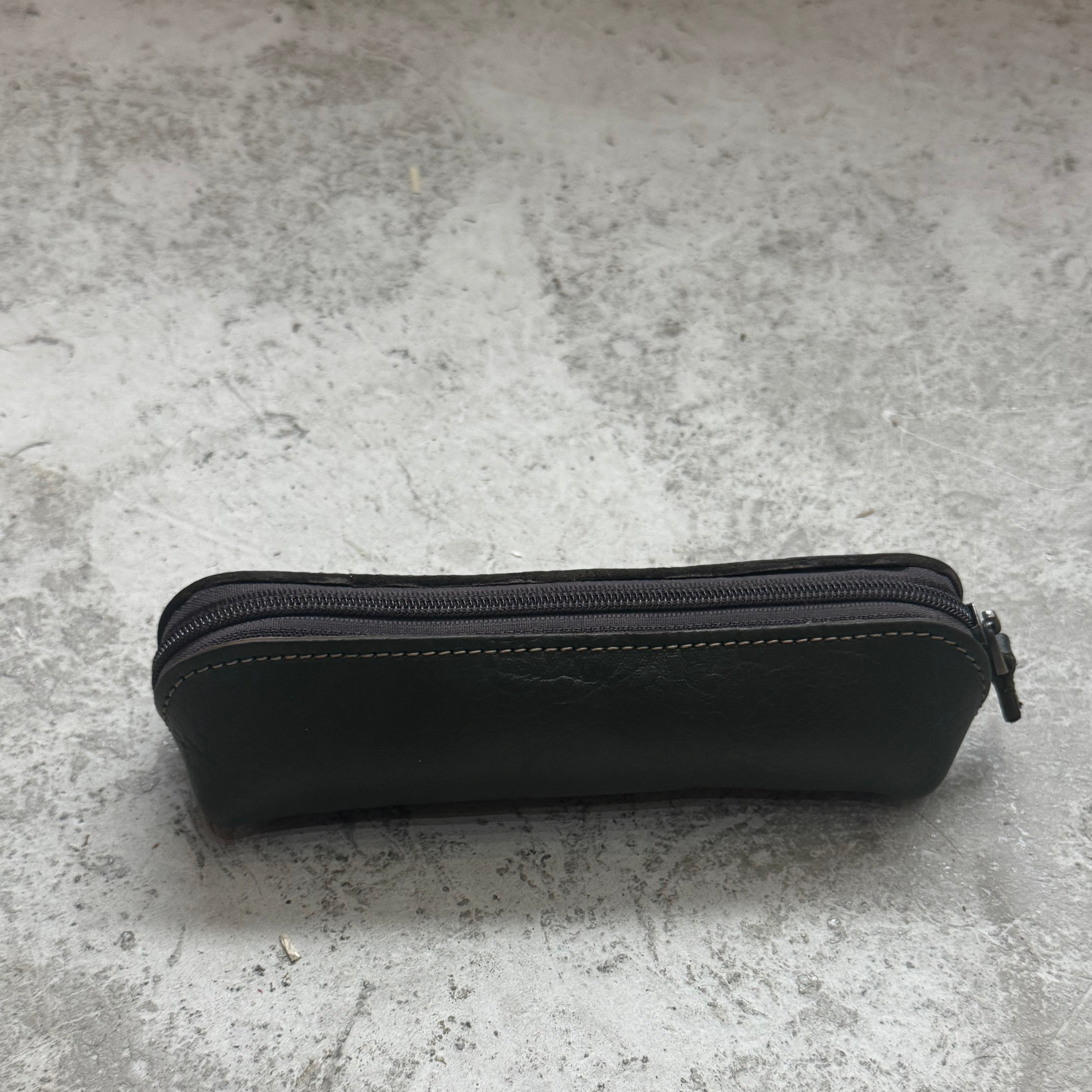 Handcrafted Leather Pencil Case – Recycled Leather, Unisex & Multi-Purpose (5 Colours)