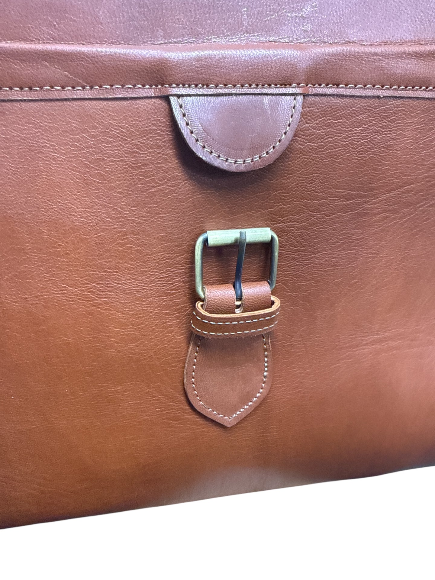 Leather Doctor’s Bag – Handmade Gladstone-Style Overnight Travel Bag | tan