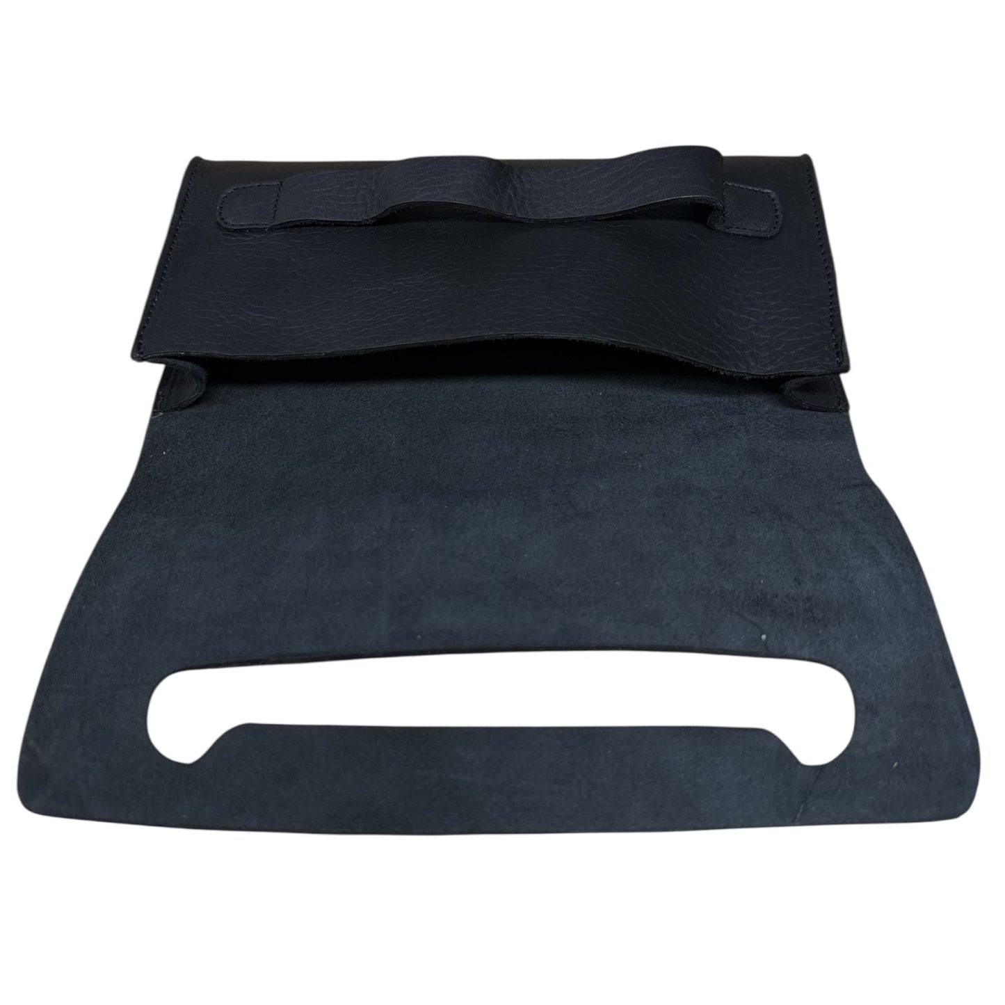 Natasha Leather Clutch – Black