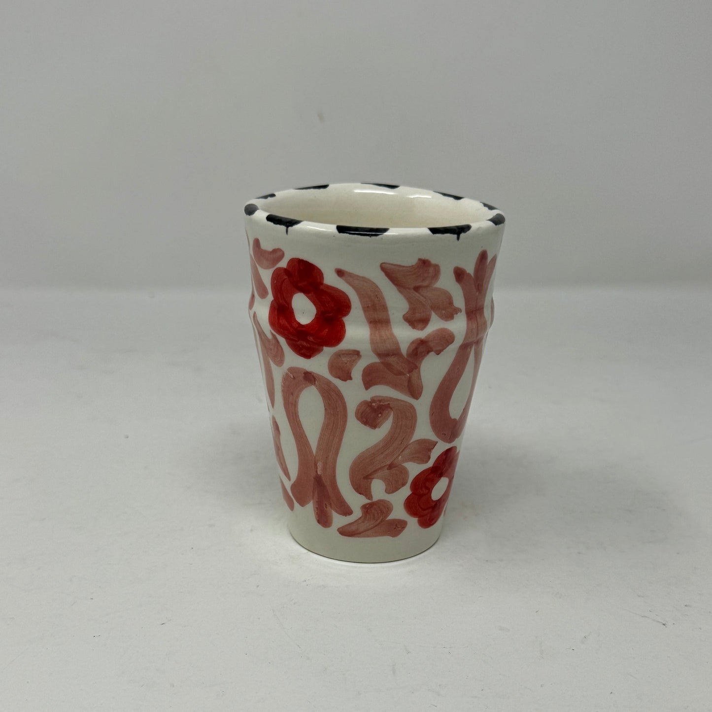 Large Ceramic daisy beldi cup
