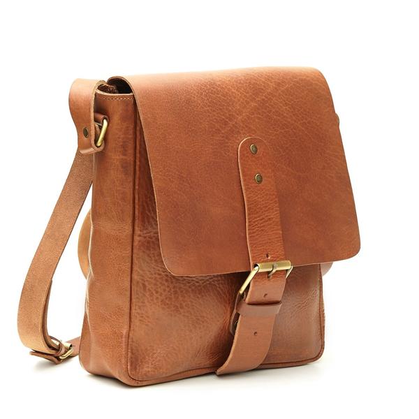 Billy Reporter Bag - Tan | ISMAD LONDON