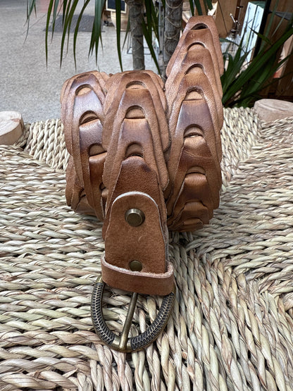 Handmade leather belt 2