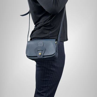 Noah Black Leather crossbody bag