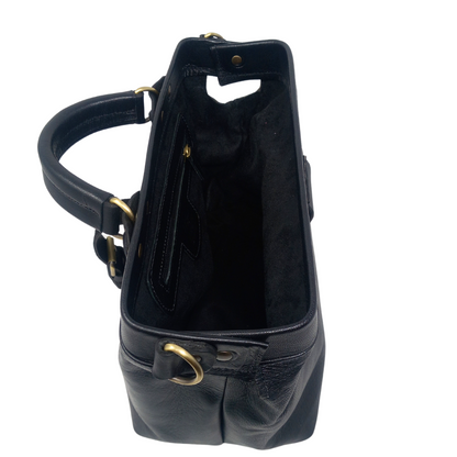 Black small leather Doctors Bag