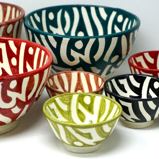 Abstract  Ceramic Bowl