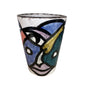 Cubist Ceramic Mug face