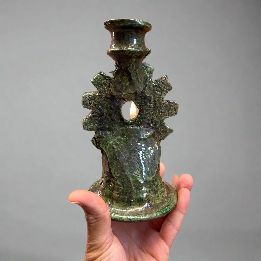 Tamegroute candle holder small lighting sun