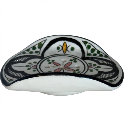 Curved Ceramic  Soap Dish