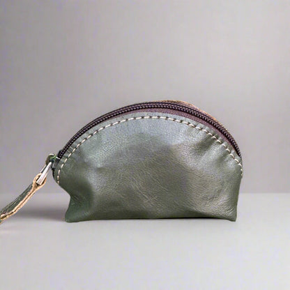 Mini Recycled Leather Zip Pouch – 7 Colours | Artisan Stories