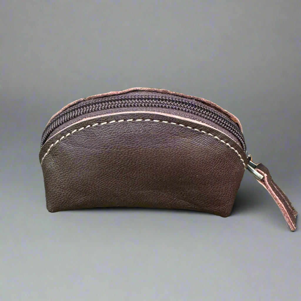 Mini Recycled Leather Zip Pouch – 7 Colours | Artisan Stories