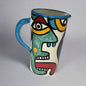 Hand-Painted Cubist Style Jug & Vase - Artisan Stories Collection 1