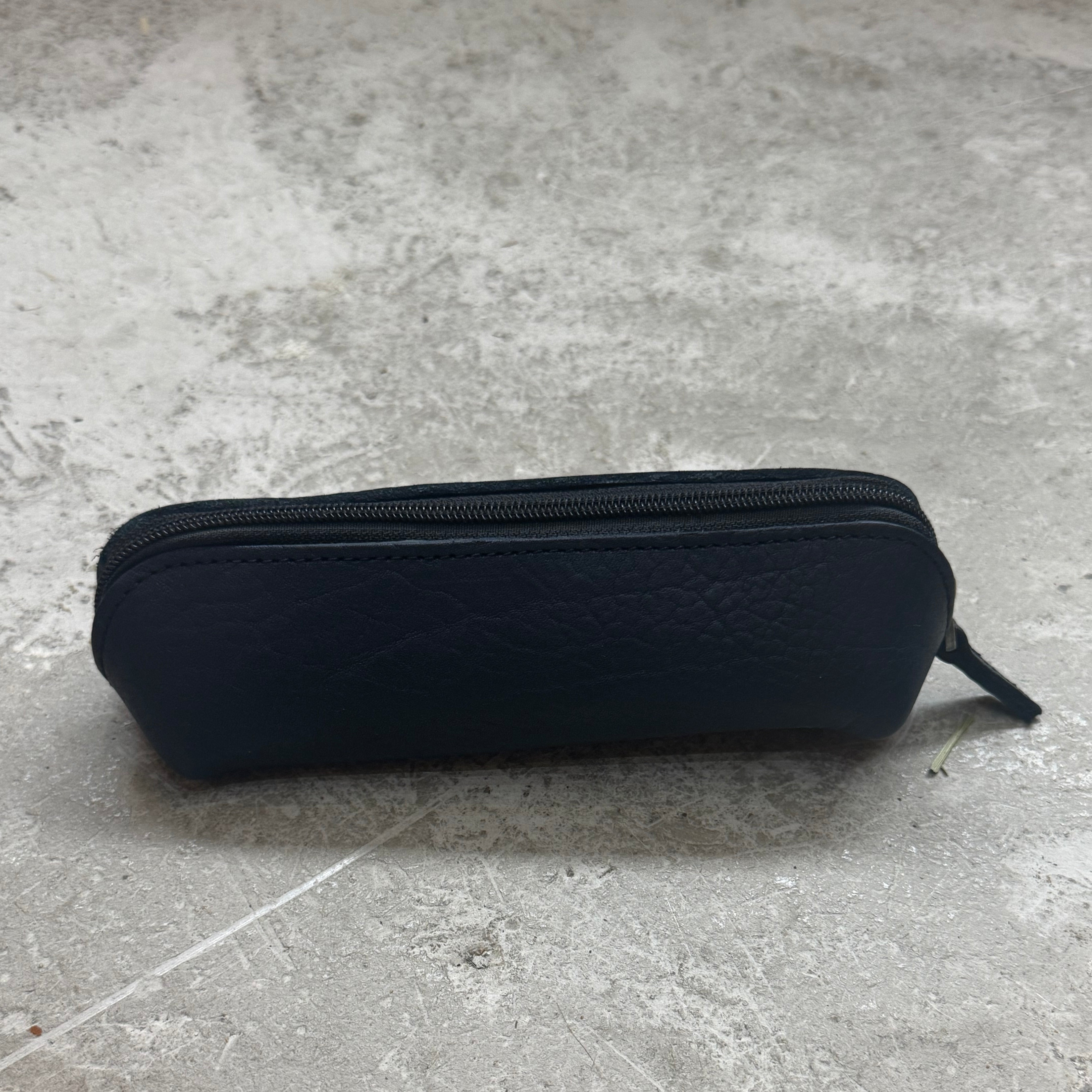 Handcrafted Leather Pencil Case – Recycled Leather, Unisex & Multi-Purpose (5 Colours)