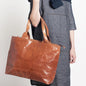 Ismad Shopper Tote -Tan-ISMAD LONDON