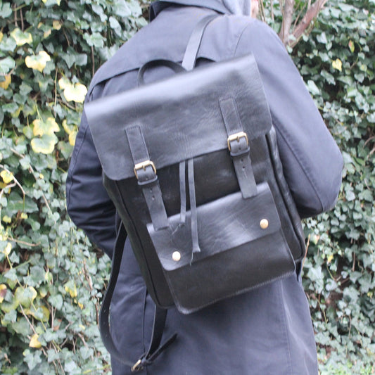 Charlie Backpack - Black-ISMAD LONDON