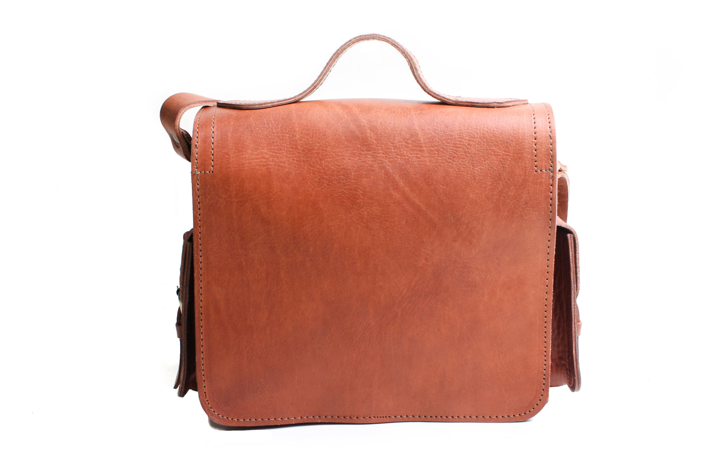 Camera Satchel Bag -Tan-ISMAD LONDON