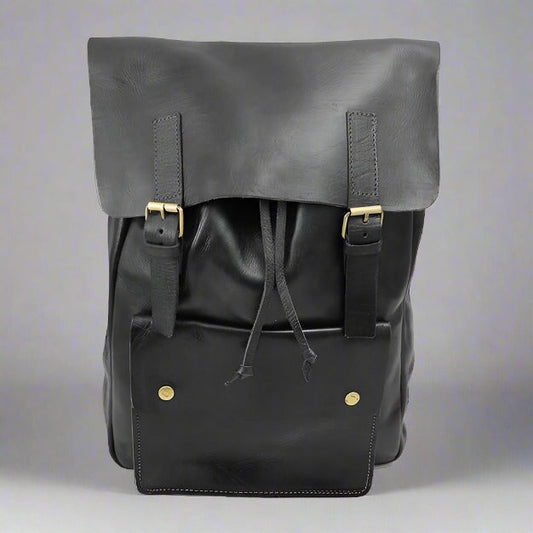 Charlie Backpack - Black-ISMAD LONDON