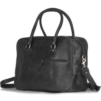 Fred Overnight Bag - Black-ISMAD LONDON