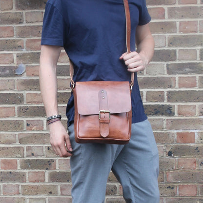 Billy Leather Bag - Tan - Artisan Stories