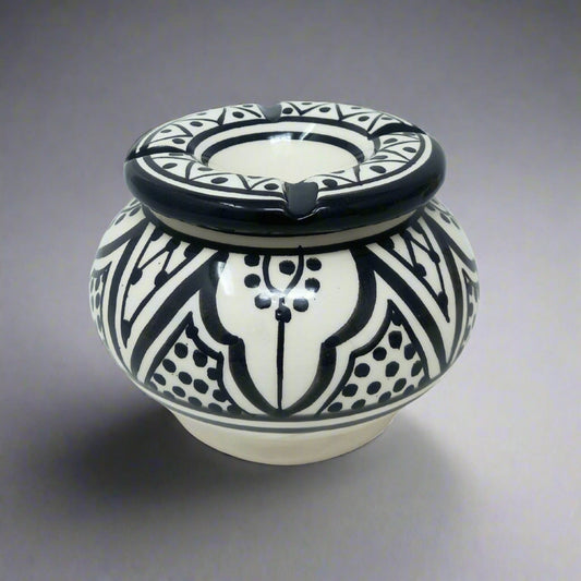 Black Safa Ceramic Ashtray - Artisan Stories