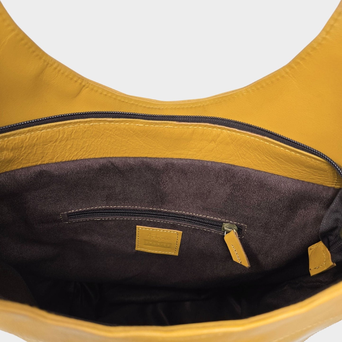 Bob Leather Tote Canary Yellow - Artisan Stories