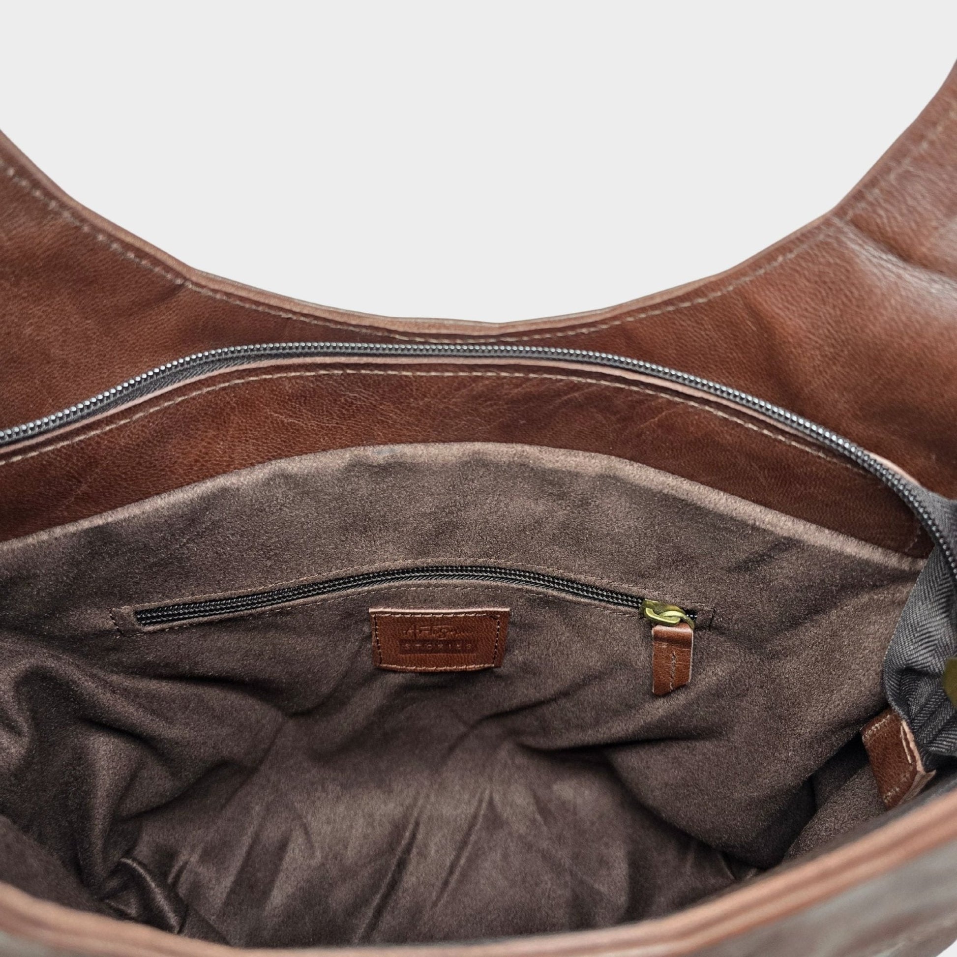 Bob Leather Tote Chocolate Brown - Artisan Stories