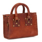 Box handbag - Tan - Ismad London Handheld