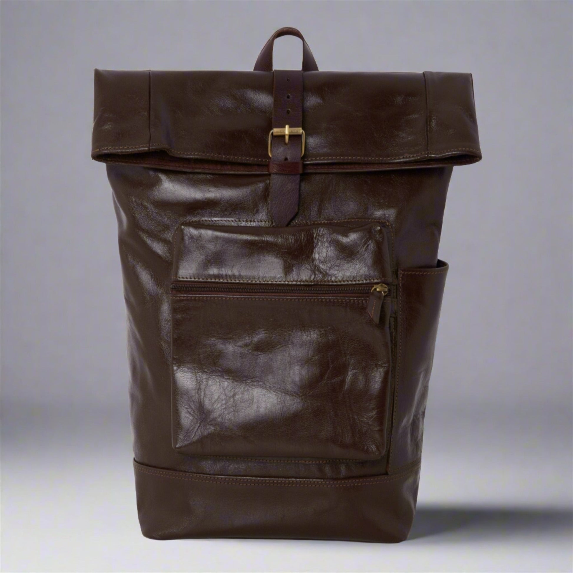 Chocolat Men Leather Backpack - Artisan Stories