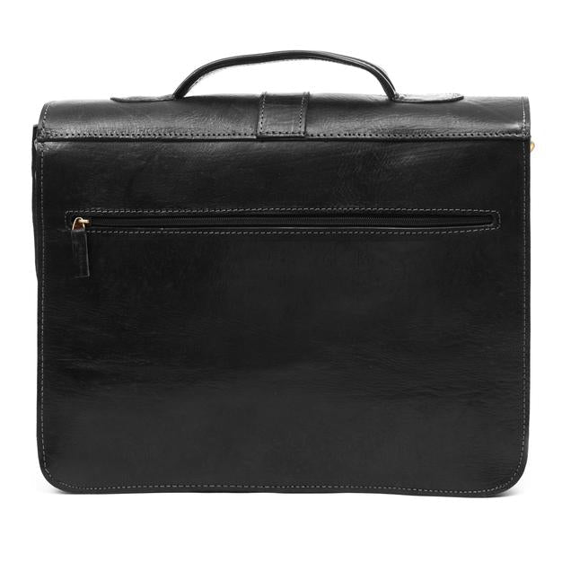 Darwin Briefcase - Black - Artisan Stories