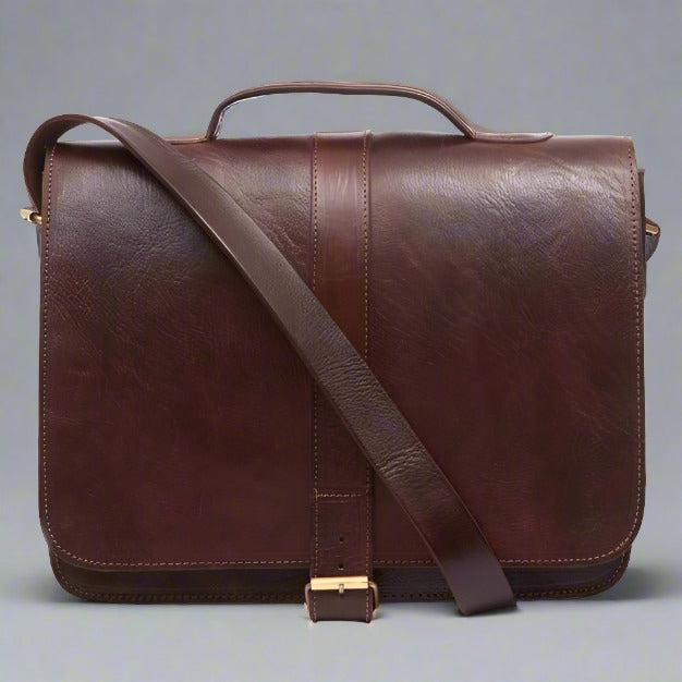 Darwin Briefcase - Chocolate - Artisan Stories