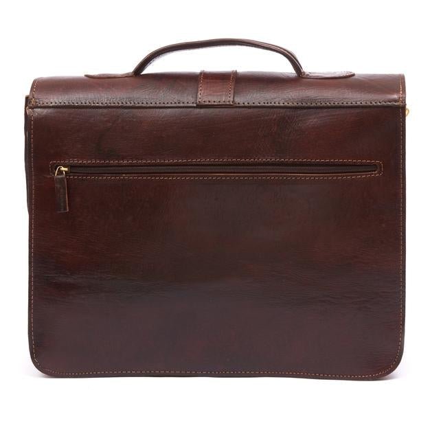 Darwin Briefcase - Chocolate - Artisan Stories