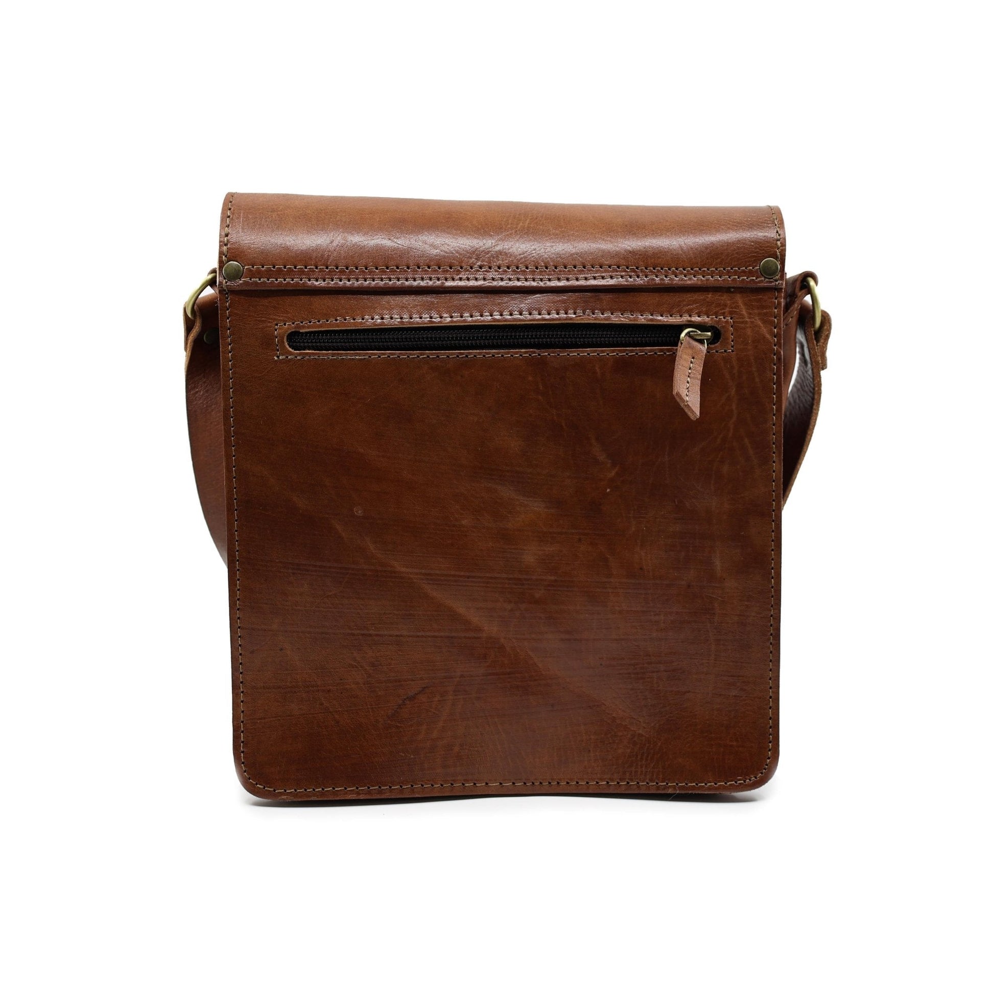 Drew Tan Crossbody Bag - Artisan Stories