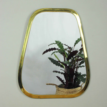 Gold Brass Marrakech Trapezoid Mirror - Artisan Stories