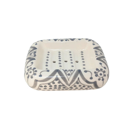 Hand Painted ceramic Safa soap holder - Artisan Stories