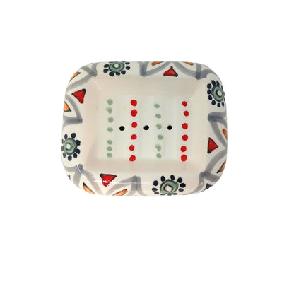 Hand Painted ceramic Safa soap holder - Artisan Stories