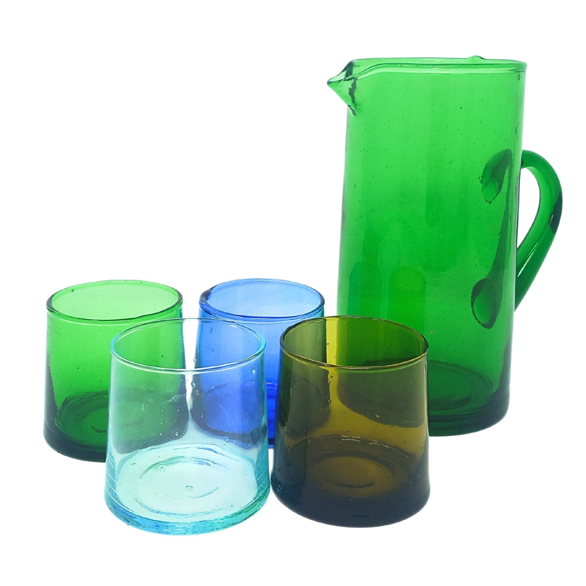 Inverted Drinking Glasses Recycled Sea Glass - Artisan Stories