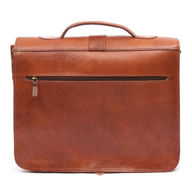 Darwin Briefcase - Tan-ISMAD LONDON