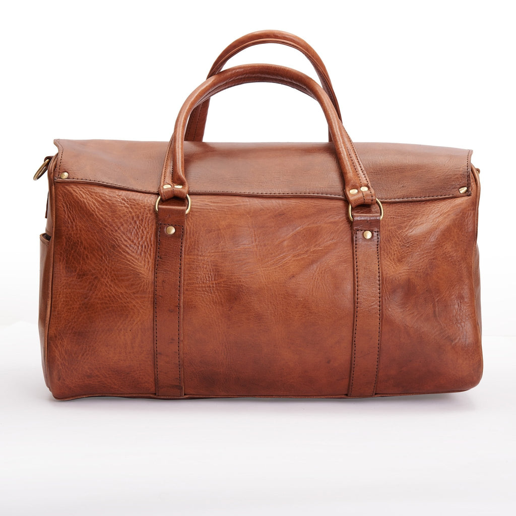 Ismad Travel Bag - Tan - Artisan Stories