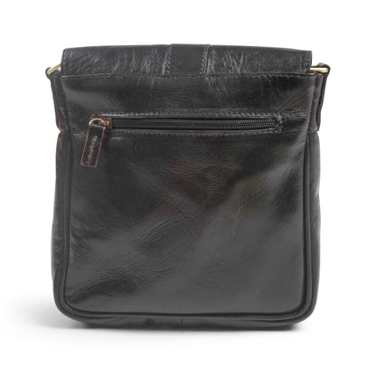 Jacque Black Leather Crossbody bag - Artisan Stories