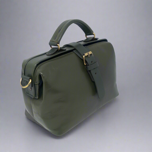 Green Small Leather Doctor Bag