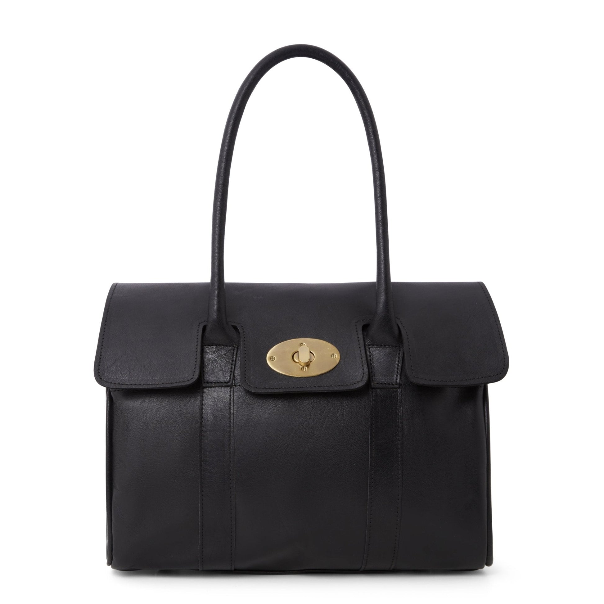 Leather Handbag Black Harriet - Artisan Stories