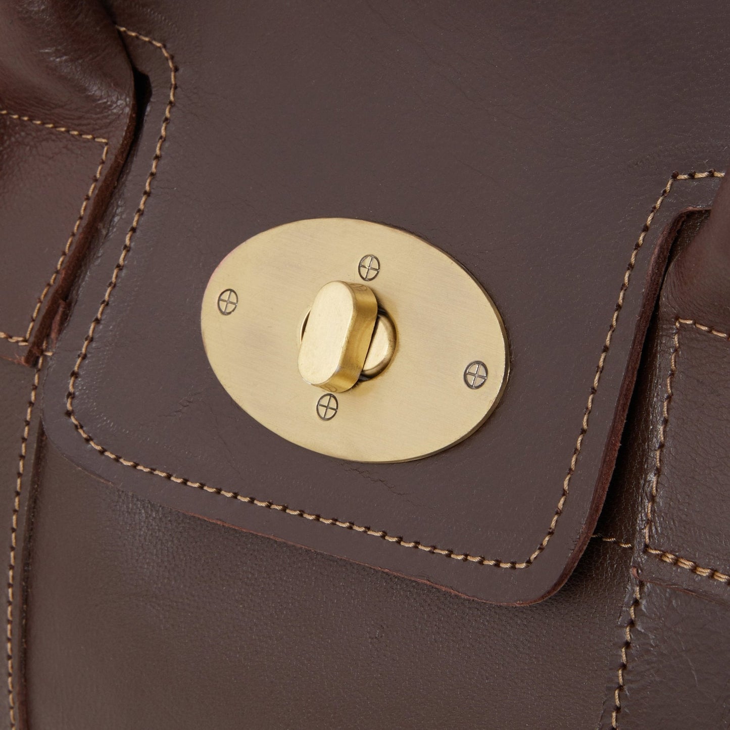 Leather Handbag Chocolate Harriet - Artisan Stories