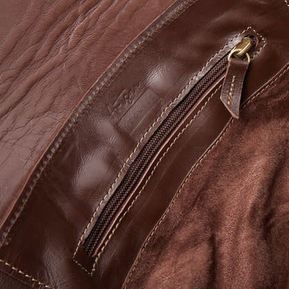 Leather Handbag Chocolate Harriet - Artisan Stories