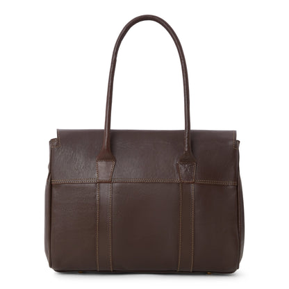 Leather Handbag Chocolate Harriet - Artisan Stories