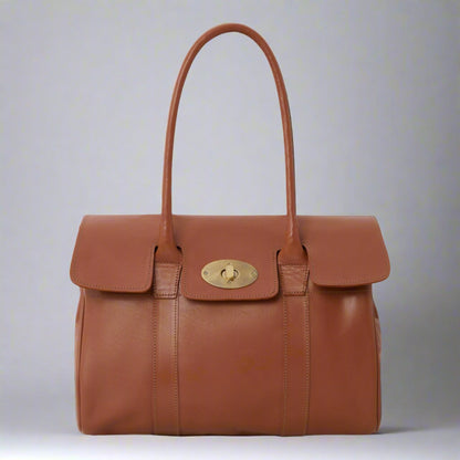 Leather Handbag Tan Harriet - Artisan Stories