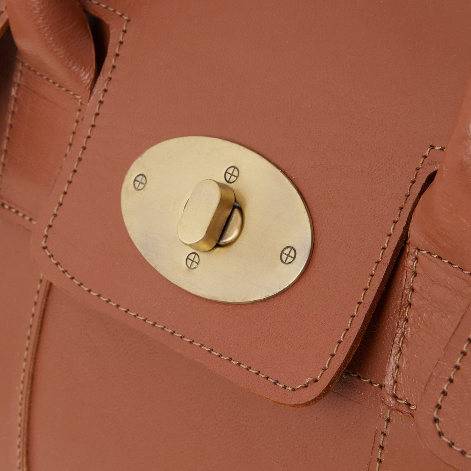 Leather Handbag Tan Harriet - Artisan Stories