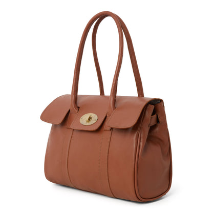 Leather Handbag Tan Harriet - Artisan Stories