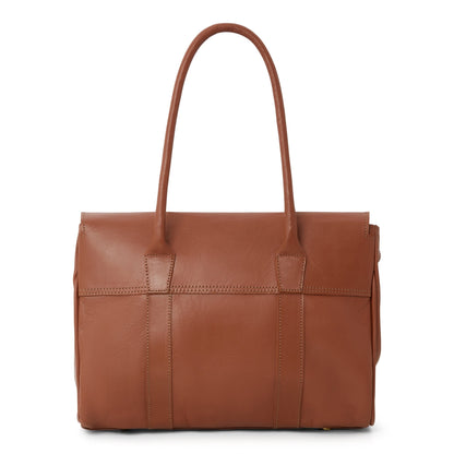 Leather Handbag Tan Harriet - Artisan Stories