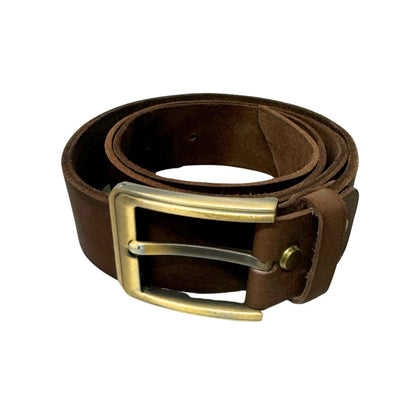 Leather jeans belt - Artisan Stories