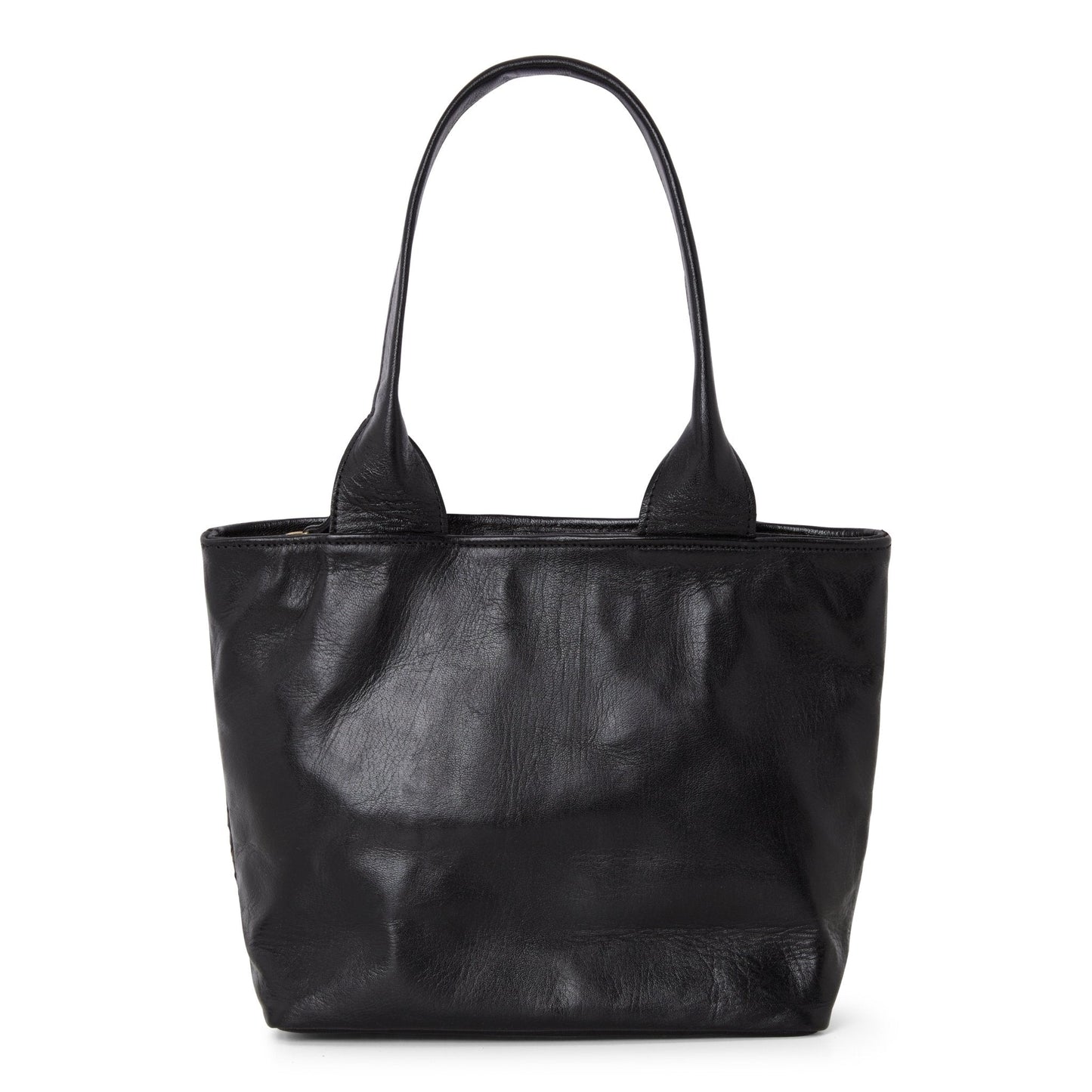 Leather Woven Tote Black - Artisan Stories